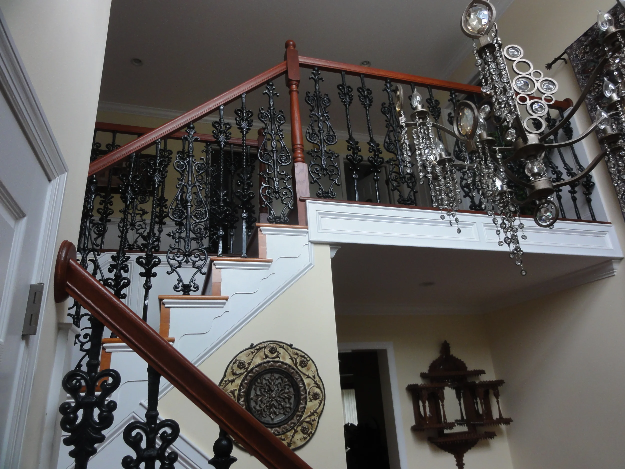 Ornamental railing with balusters