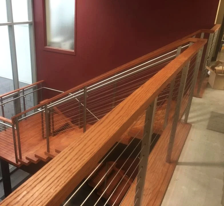 Commercial cable railing system