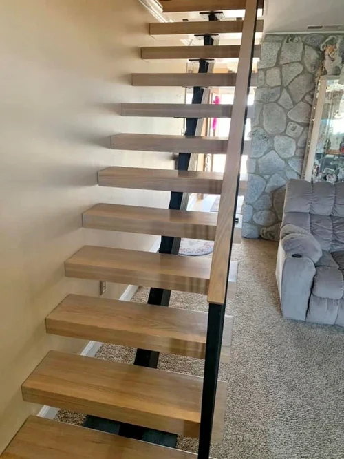 Open Riser Staircase