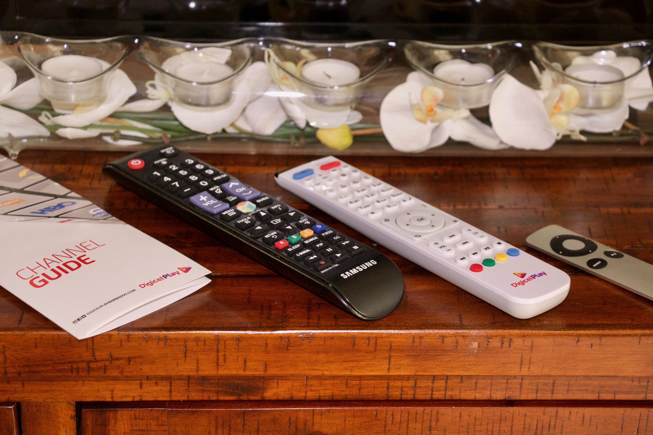 A choice of entertainment options