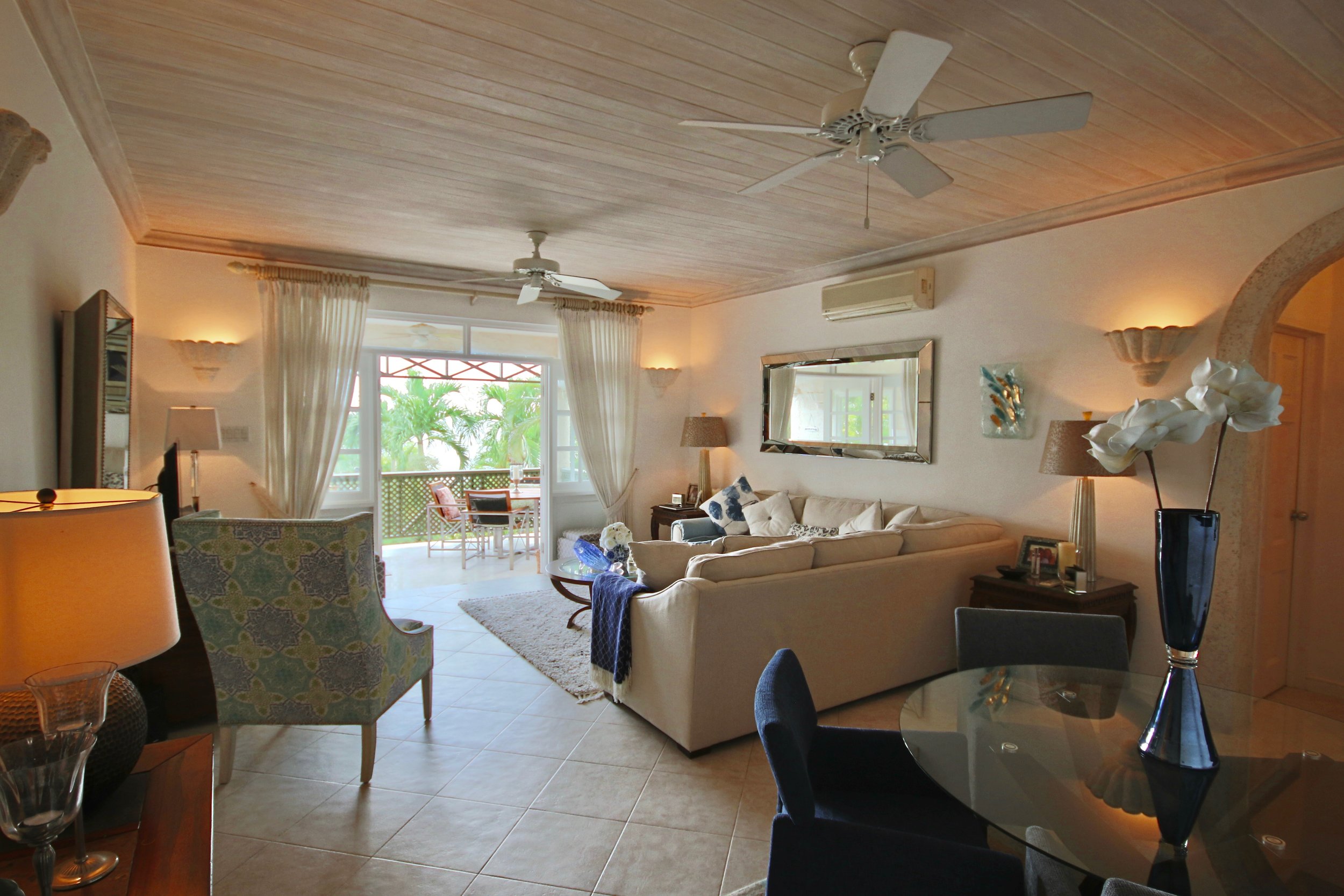 A light and airy living room