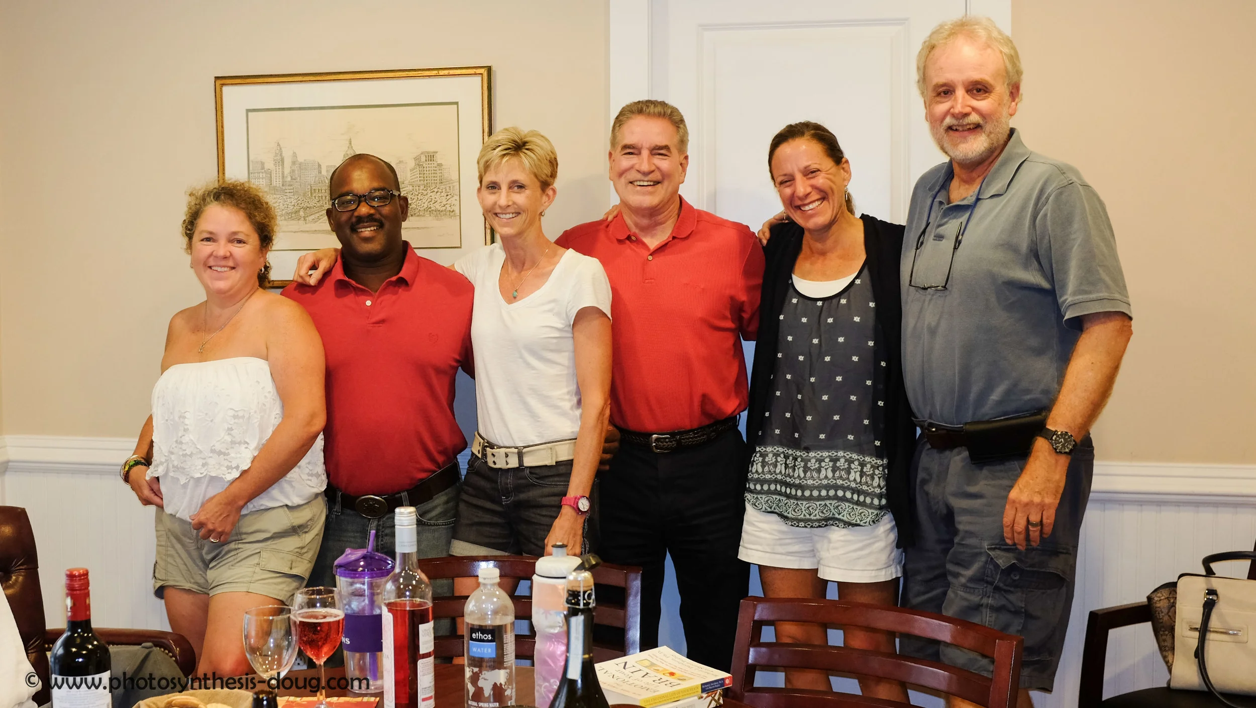 Rachel, Ray, Sue, Jim, Melissa, Doug