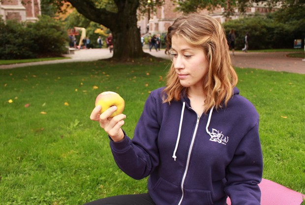 Alysha Greig, founder of Yogis at UW and the UW Mindfulness Project, is working to establish a mindfulness center on campus. The center would aim to help students reduce stress through relaxation and self-reflection.
