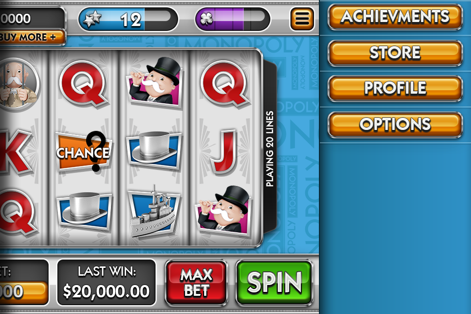 MONOPOLY SLOTS TRAY CONCEPT