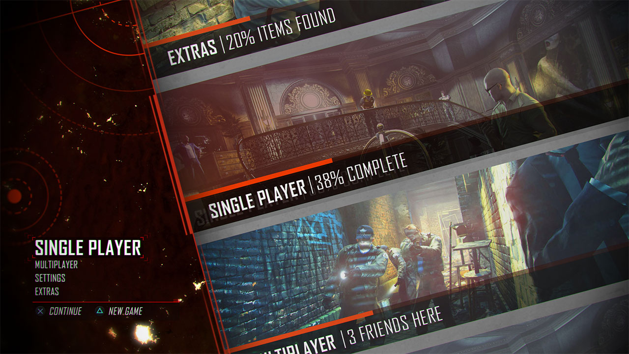 Main Menu Mockup