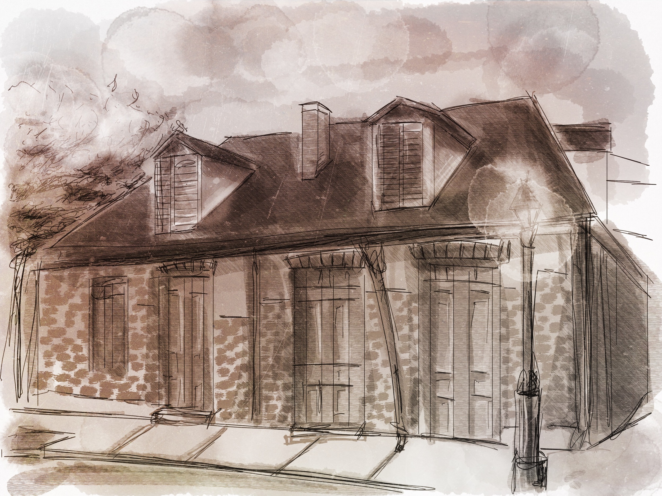 Lafitte's Blacksmith Shop built in 17something?