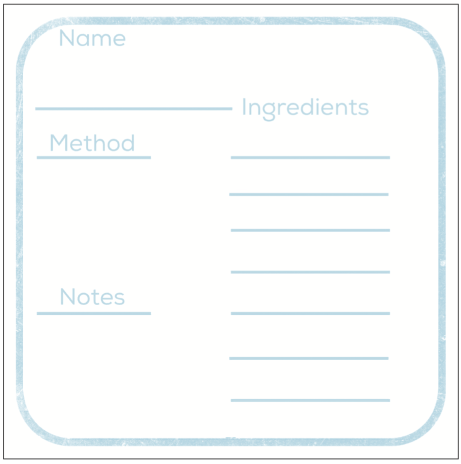 Fill this out loosely, exacting recipes change brand to brand and seasonally with produce. 