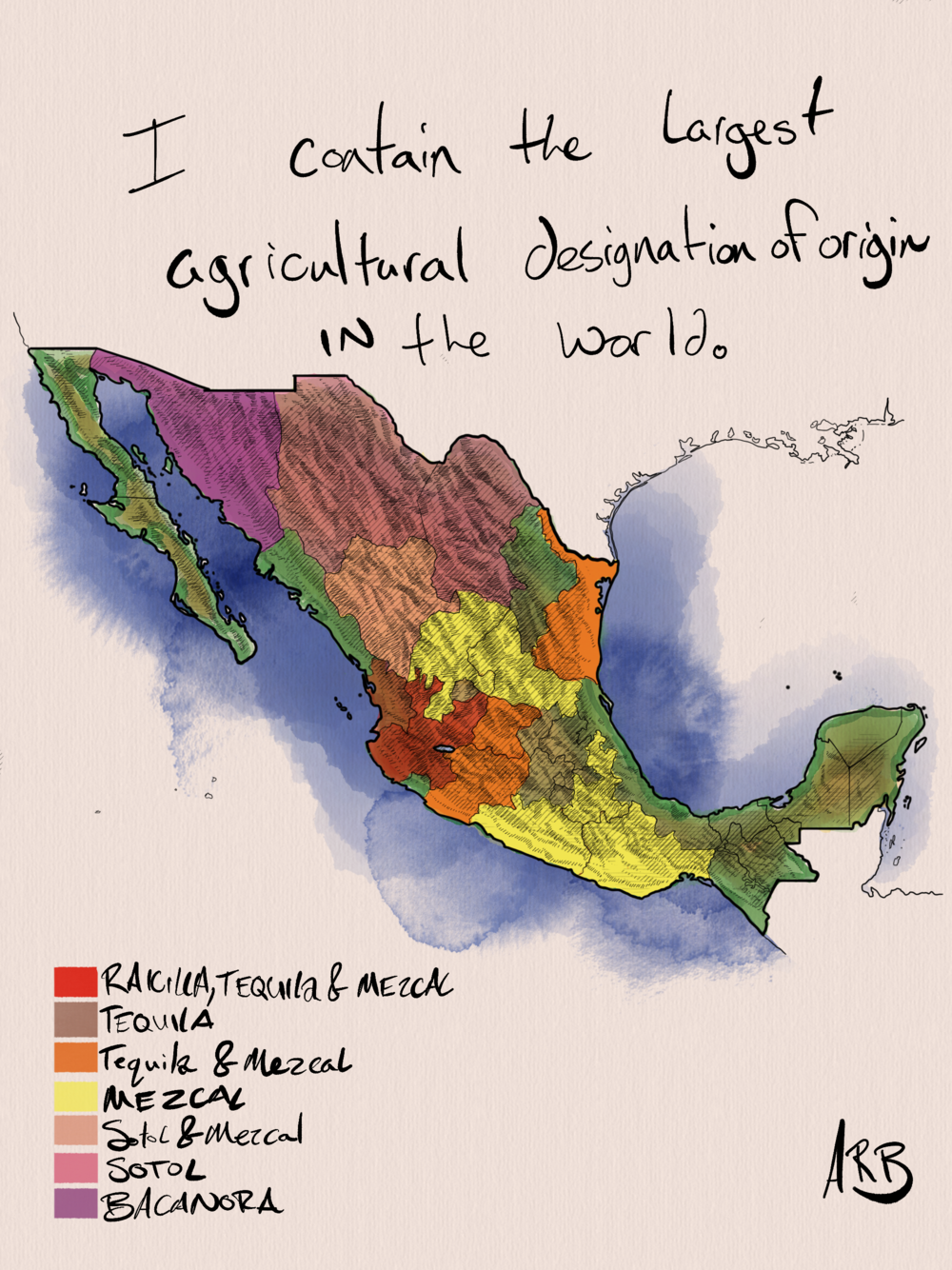  Many Mexican states make multiple types of protected distillates 