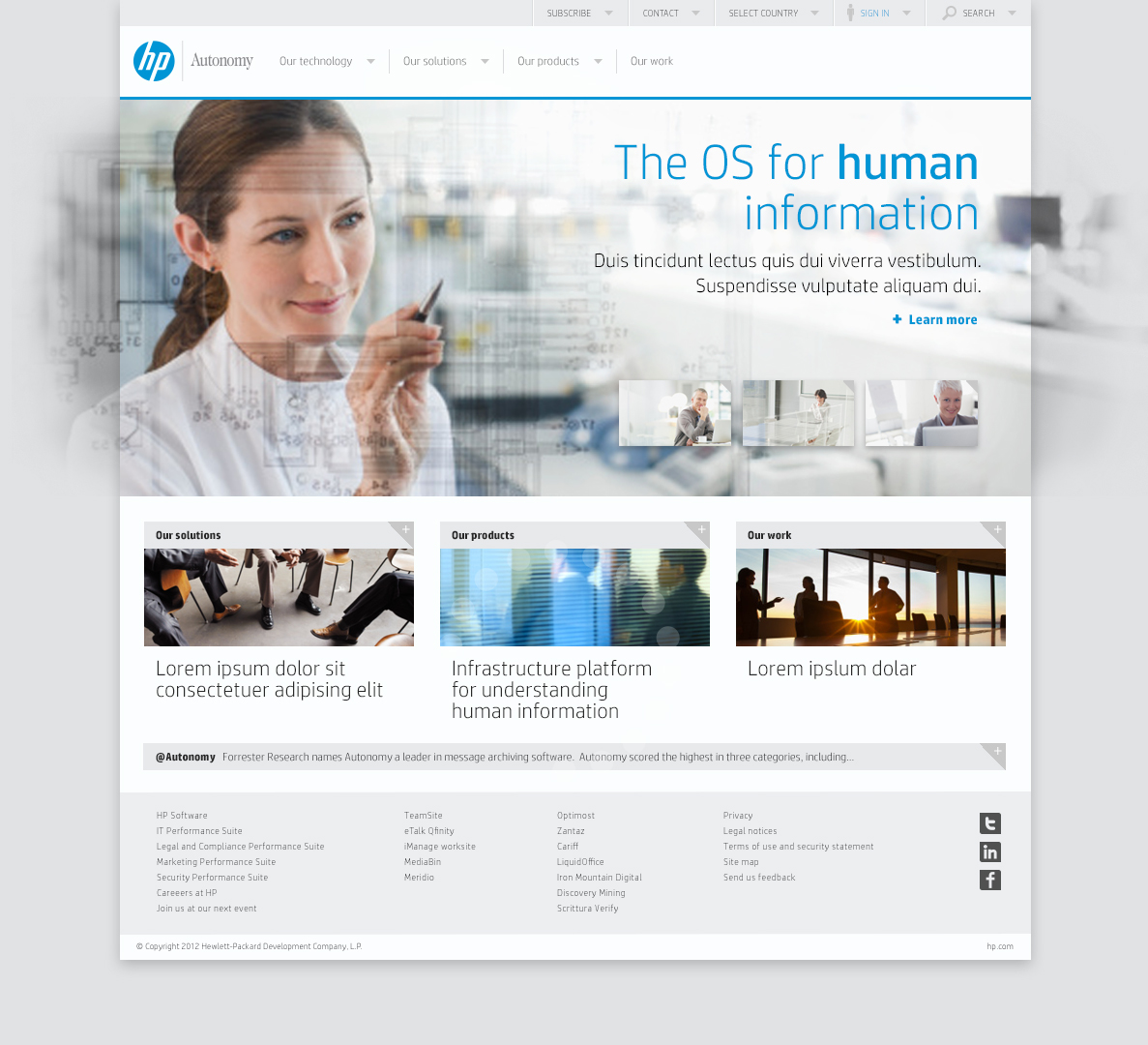HP Autonomy