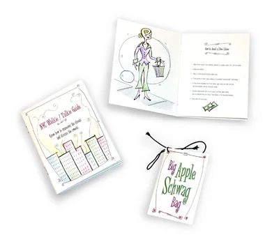  Handmade guide for the New York Dessert Tour Schwag bag (Addy Best of Show) 