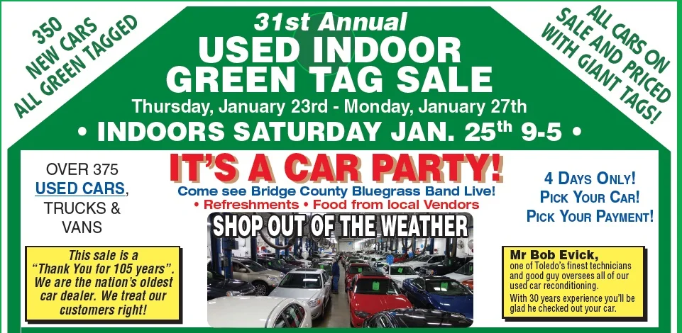 Bridge County Used Car Sale