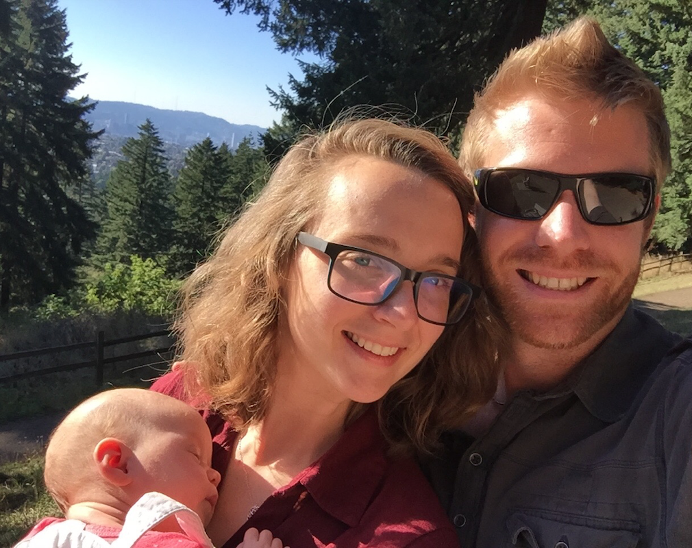 Serena (Tita) and her husband David, and their daughter Kariss