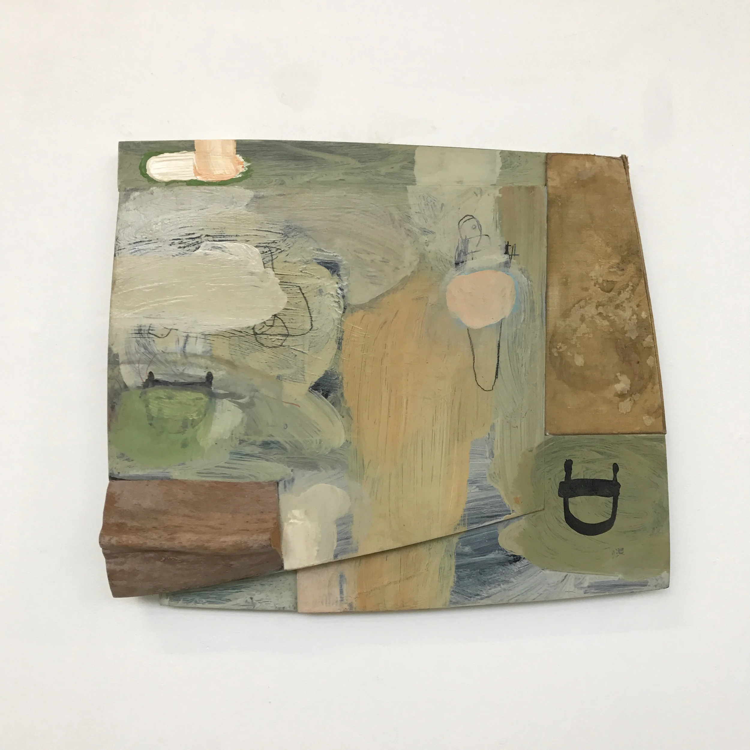 John Turier, In memory of some sticks, mixed media $1500