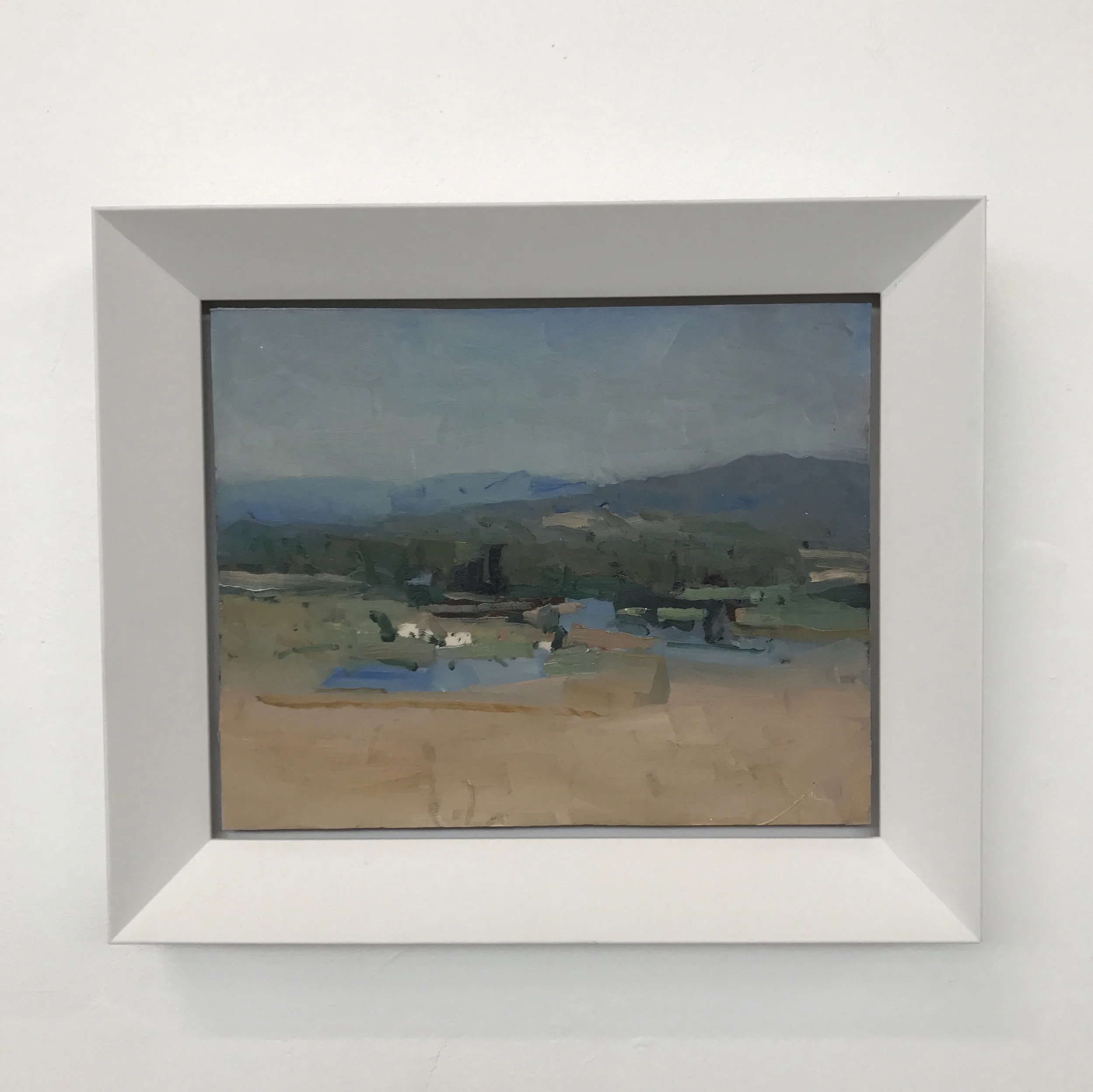 1. Chris Langlois, Sketch Sketch (Tumut River) no 1, oil on board, 2014 $3300