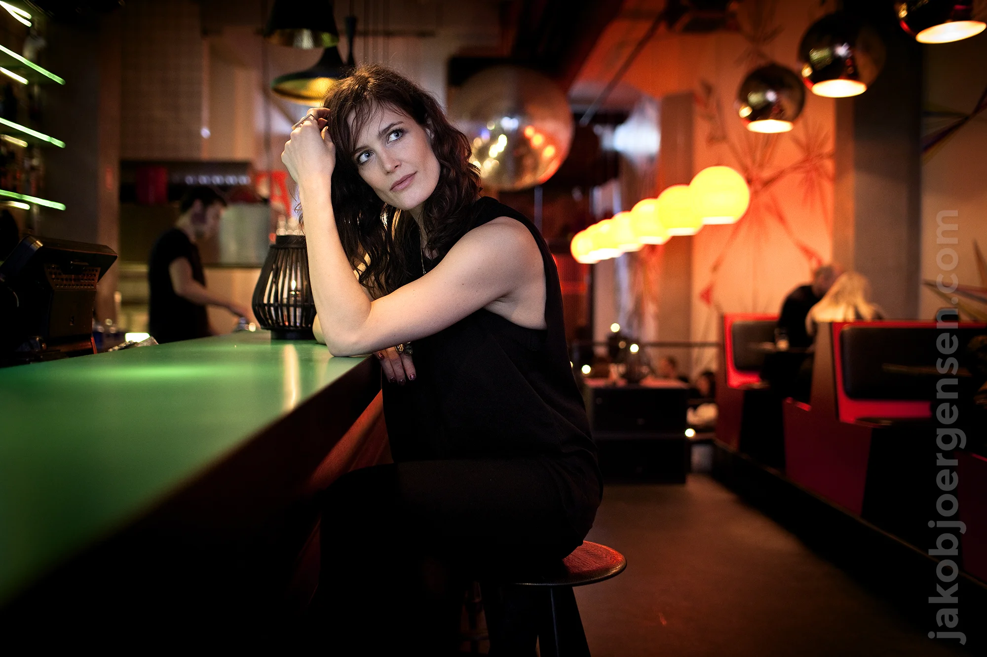 Danish musician Clara Sofie. Copenhagen. March 2011.