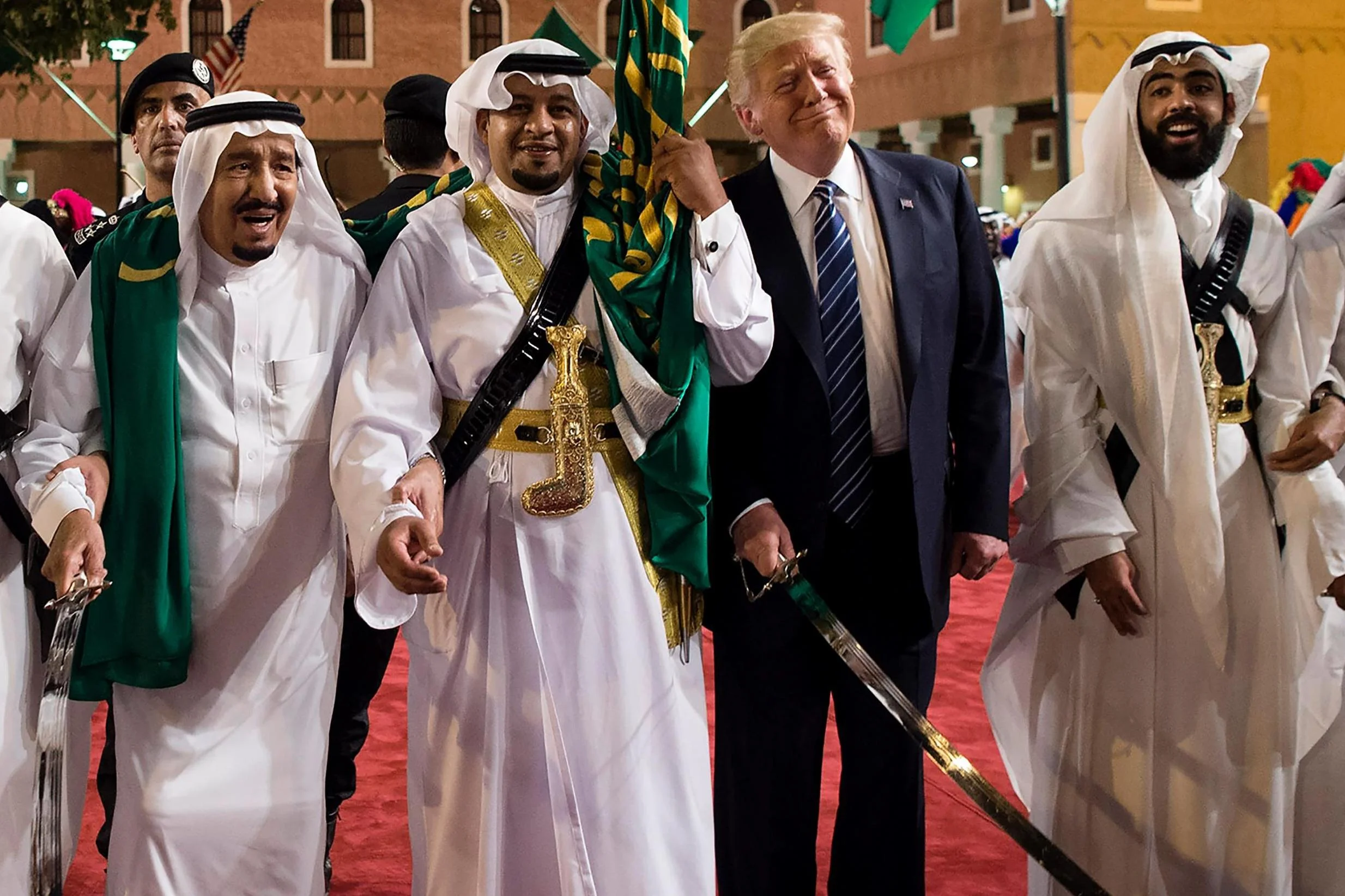 Trump arming the Saudi's.jpg