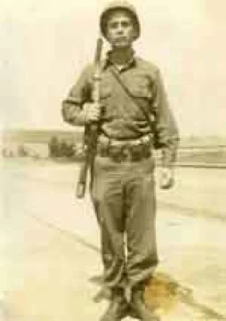 PFC Clarence reece, somewhere in Germany, 1945
