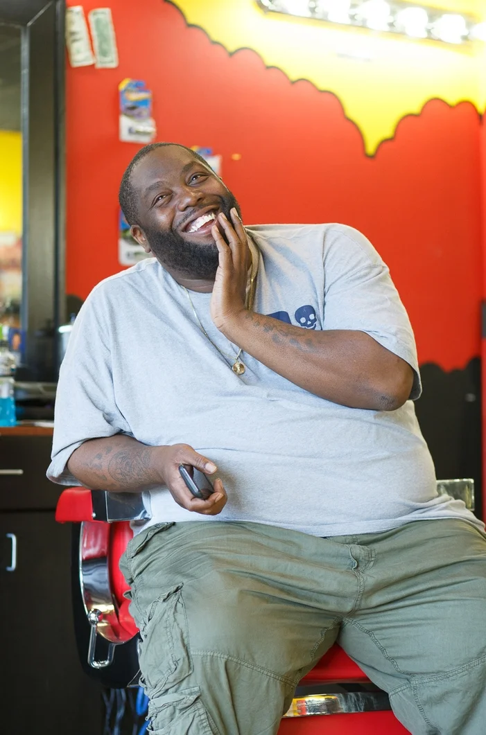 Killer Mike at the original S.w.a.g. shop - Photo by Troy stains