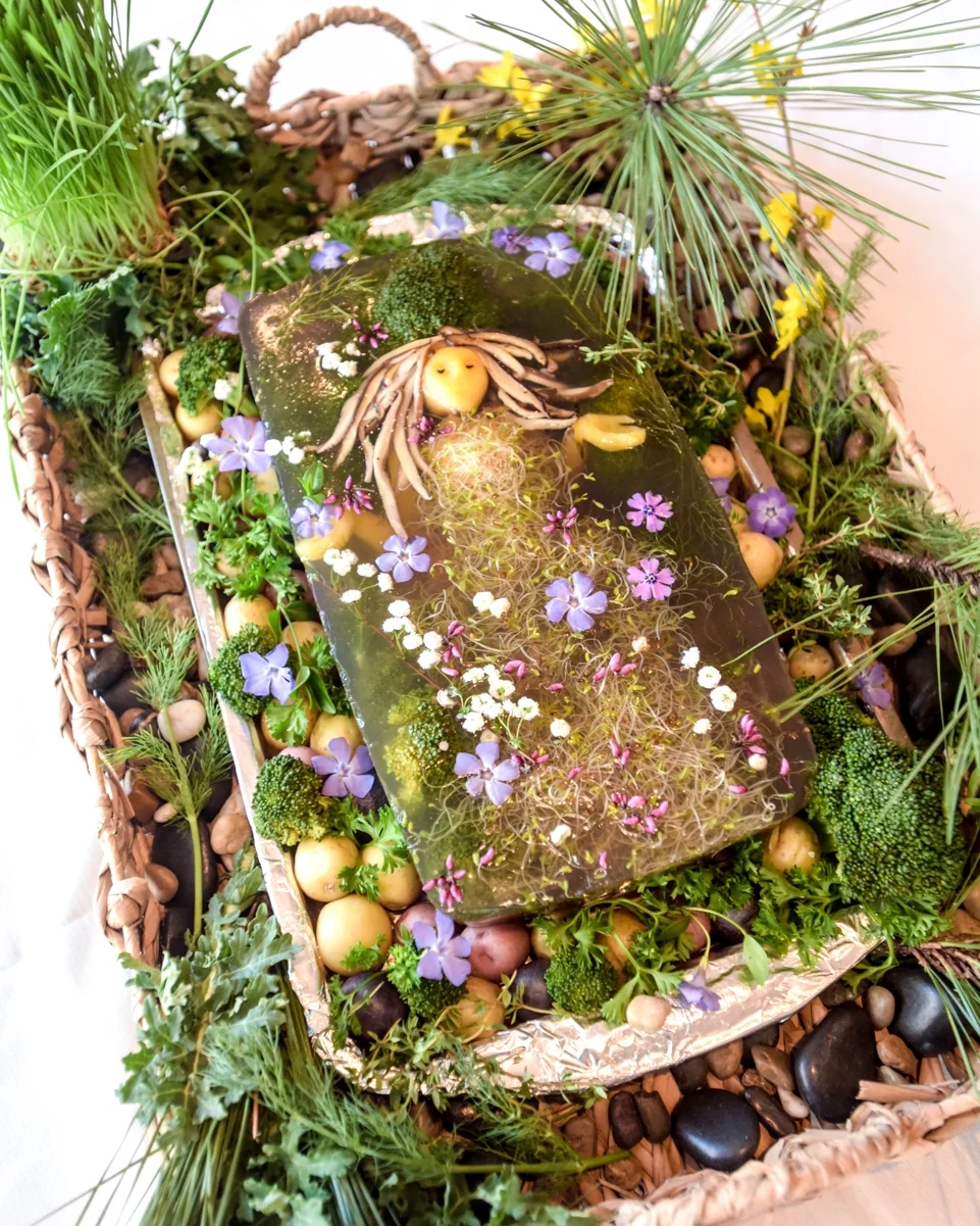 “Ophelia Drowning in Aspic” by Sara Bell