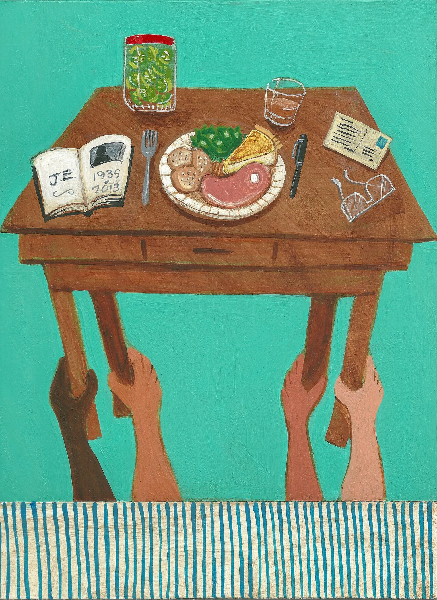 The john Egerton prize Painting by Amy C. evans