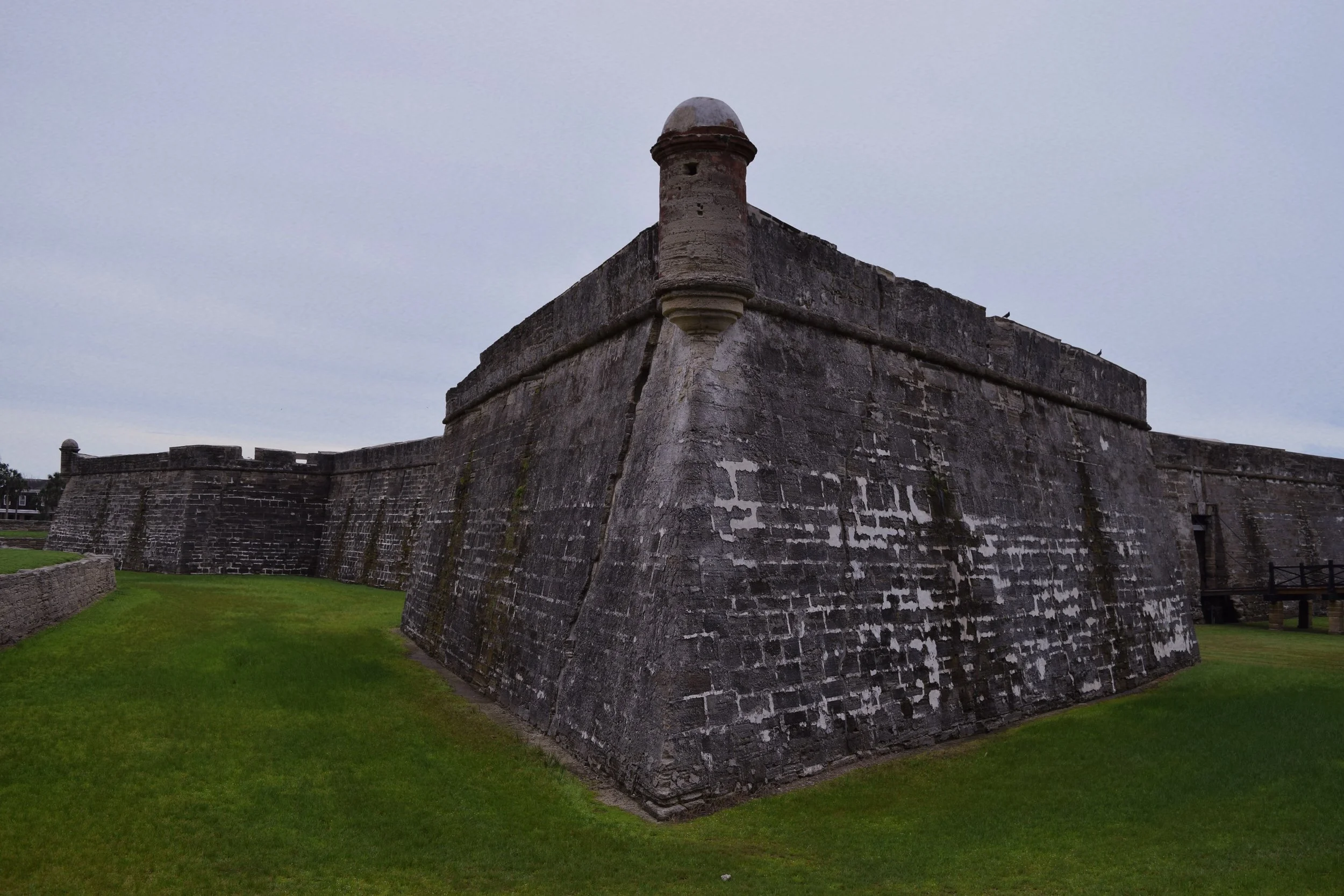 The throwing-star-shaped Castillo de San Marcos, the oldest masonry fort in the U.S. photo by Jordan Blumetti