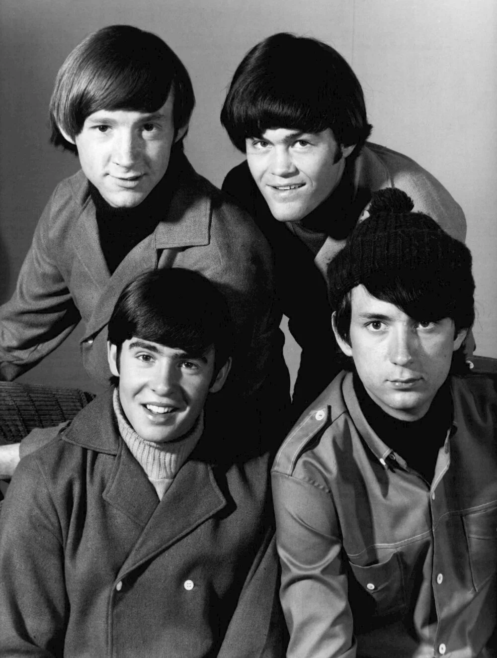 The Monkees in 1966 (Nesmith at bottom right)