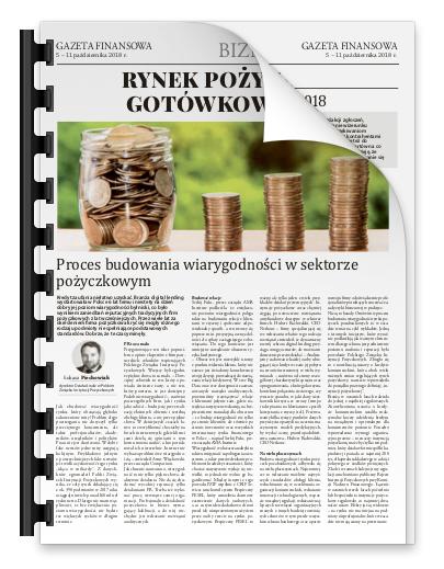 » Branża pożyczkowa spłaca kredyt zaufania