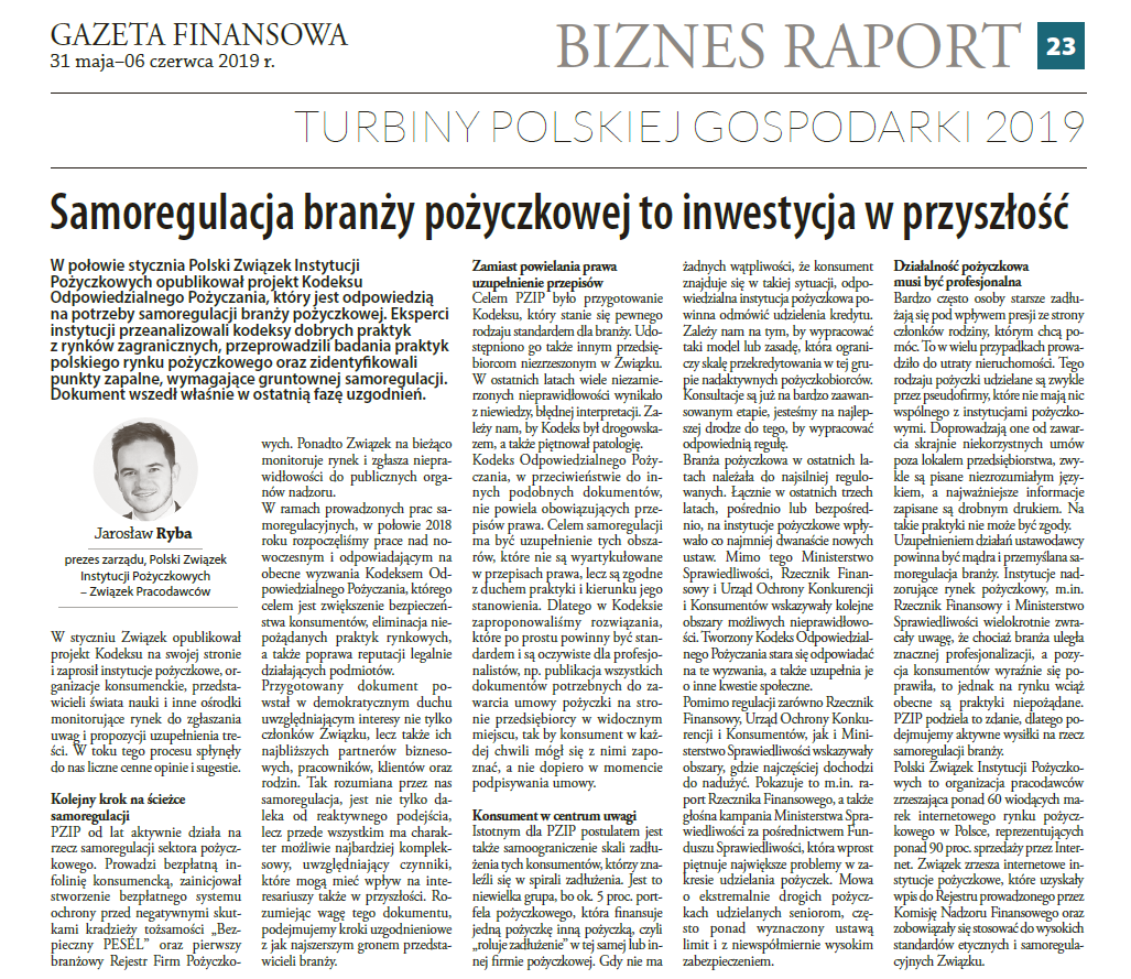 » Samoregulacja branży pożyczkowej to inwestycja w przyszłość