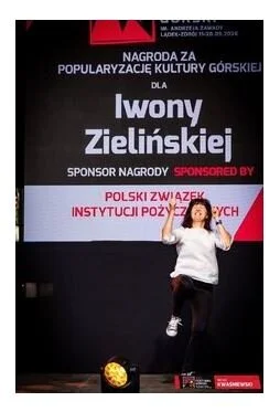 » Iwona Zielińska nagrodzona za popularyzację kultury górskiej - PZIP sponsorem nagrody