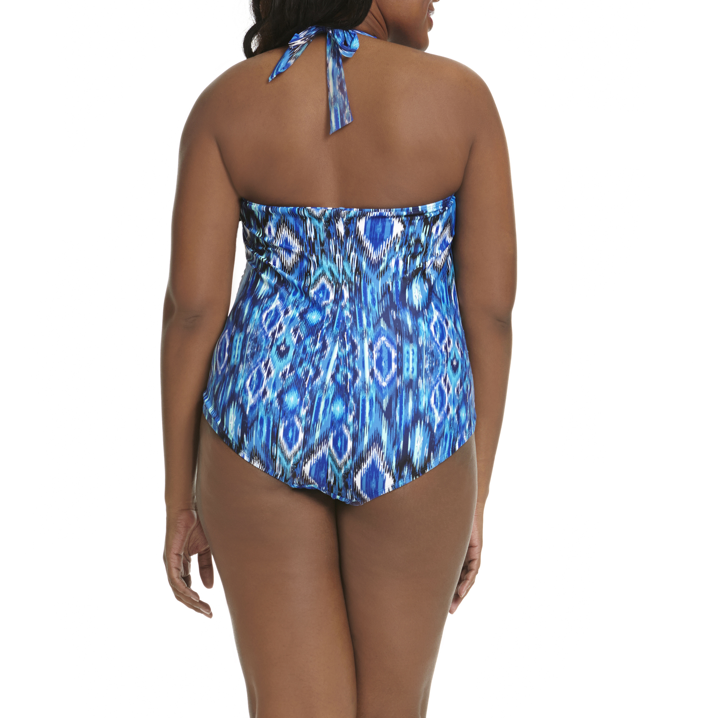 Ikat Retro Twist One-Piece