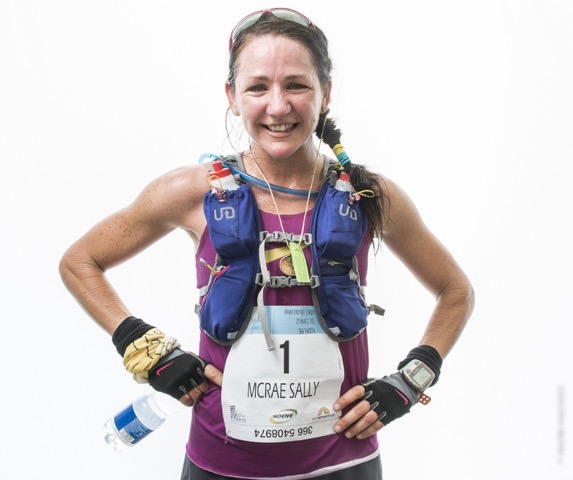 Sally McRae del team Nike Usa per correre alle Cinque Terre