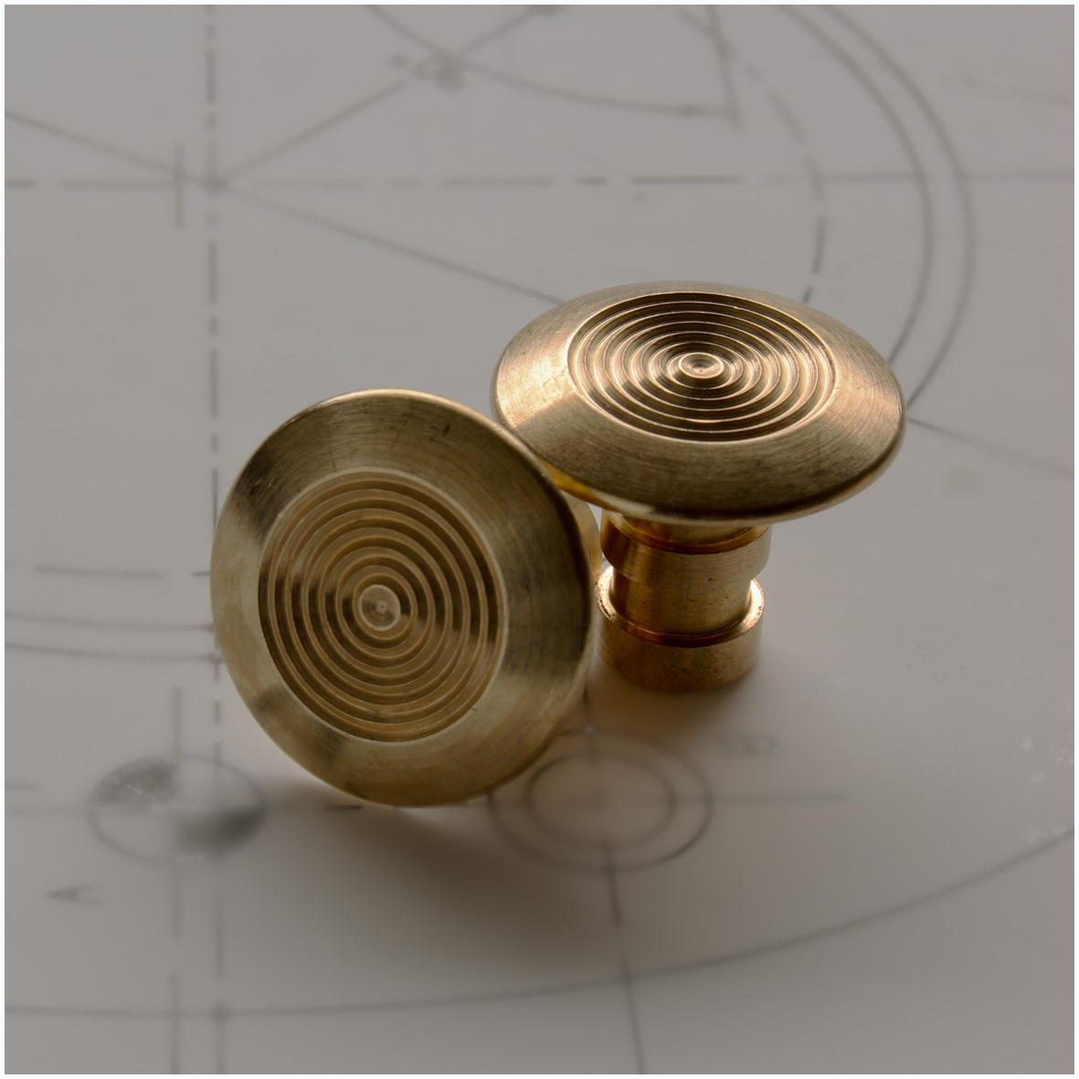 Brass Low Profile Stud LP253-CVB