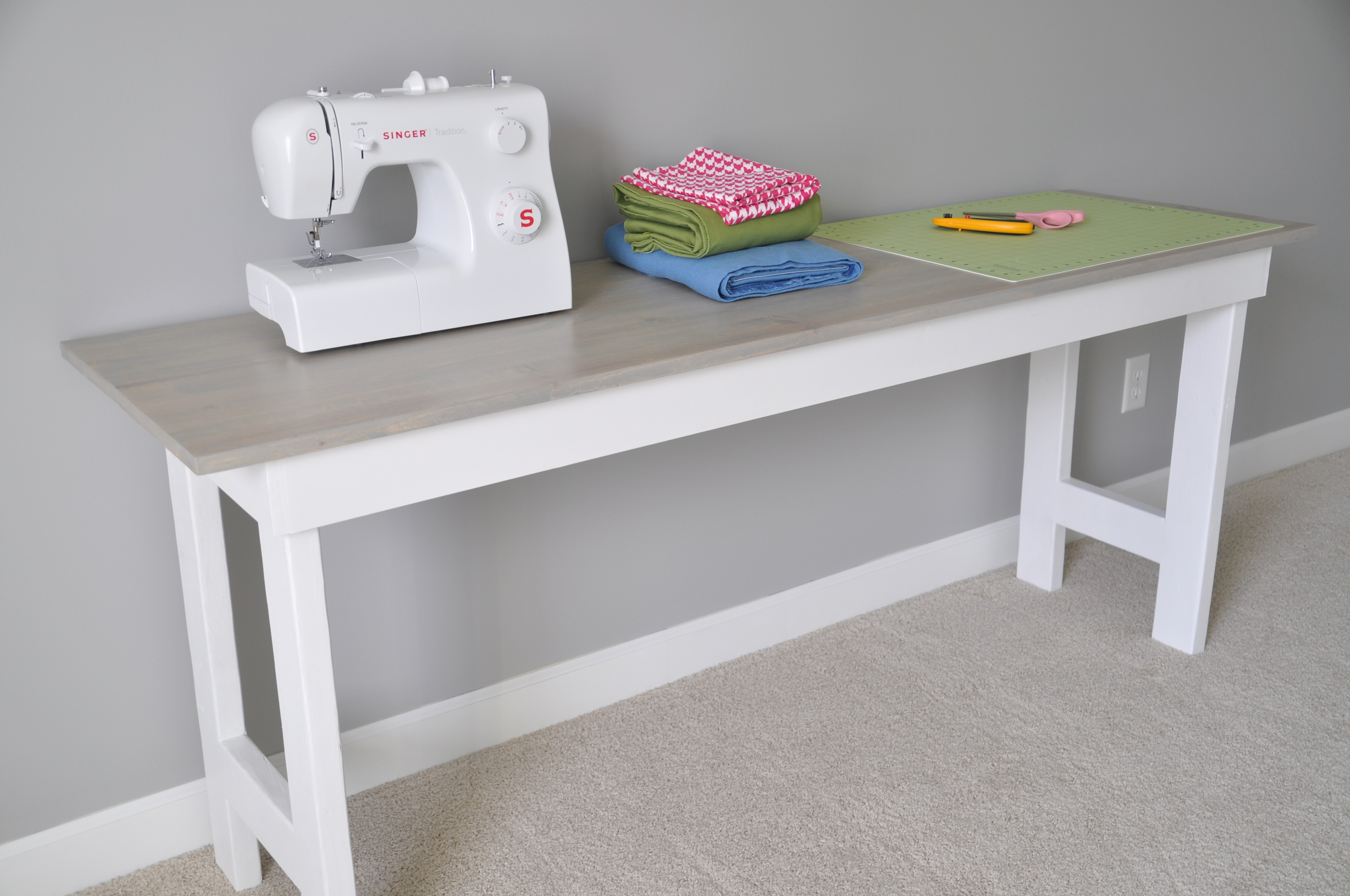 Craft Room Sewing Table