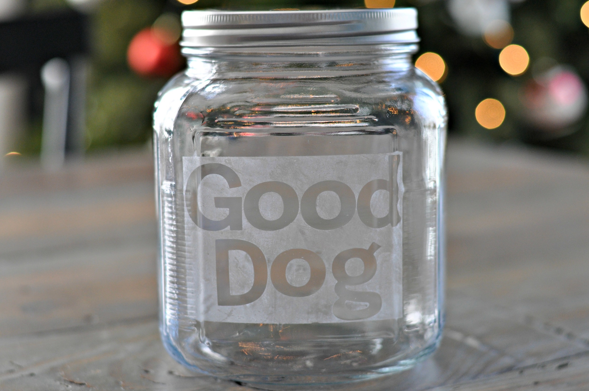 DIY dog-topped mason jar lids - Little Dog