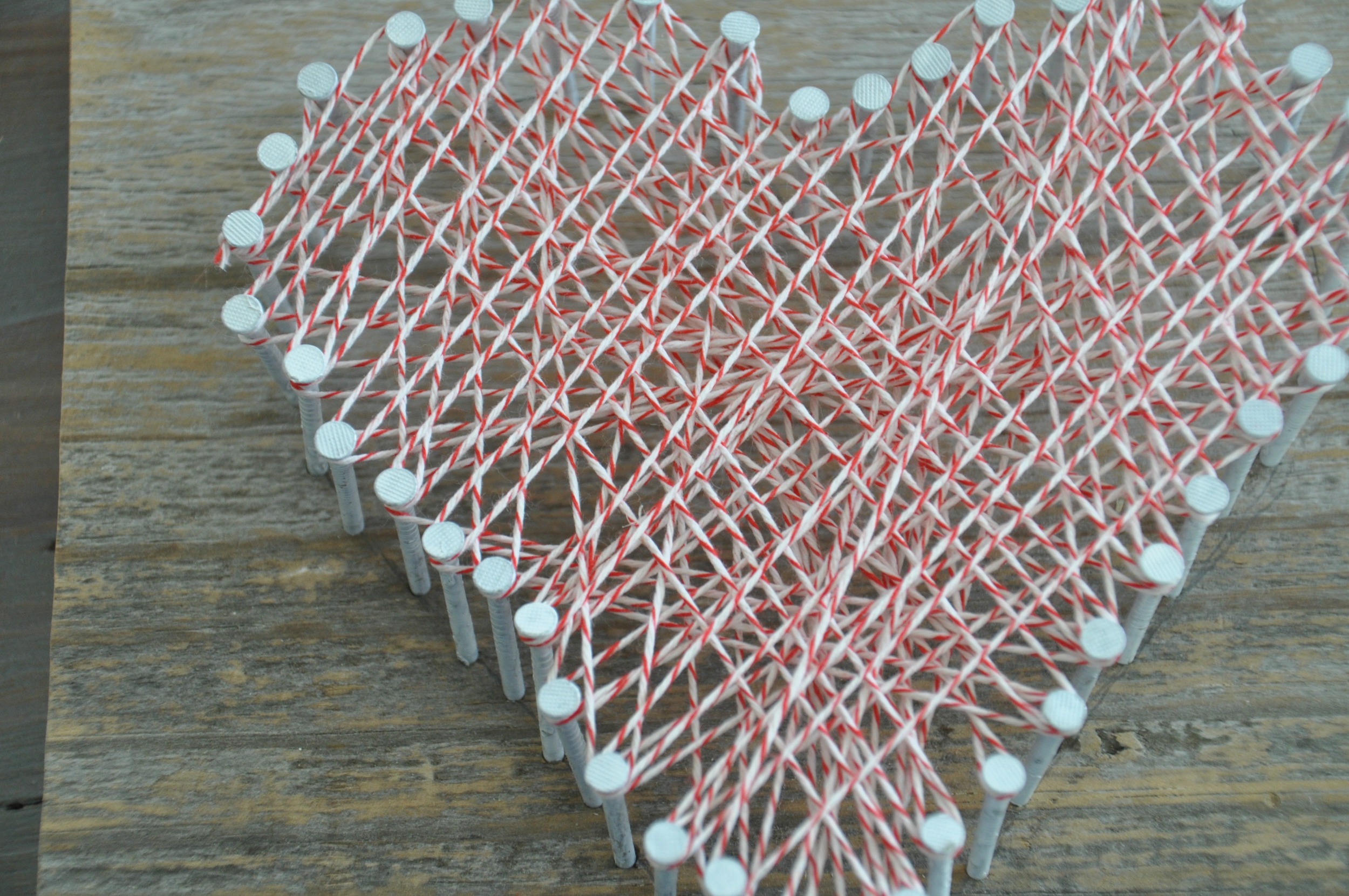 Cardboard Heart String Art (No Nails, Wood or Tacks) - Happy Hooligans