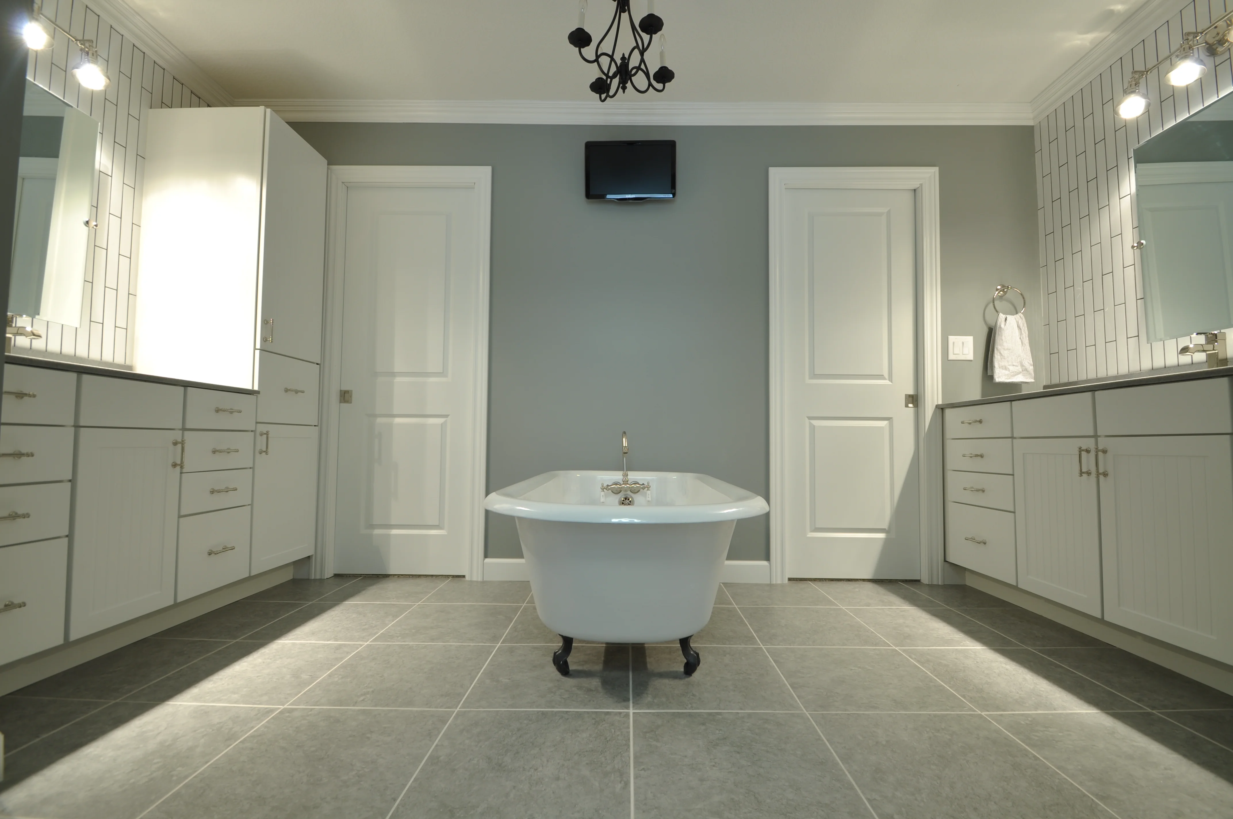 Then and Now- Master Bathroom