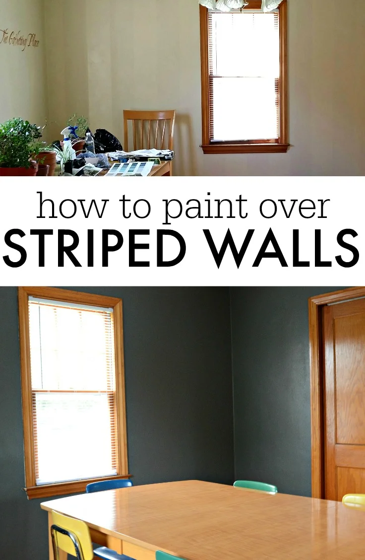 How to Paint Over Stripes with Different Finishes — Decor and the Dog