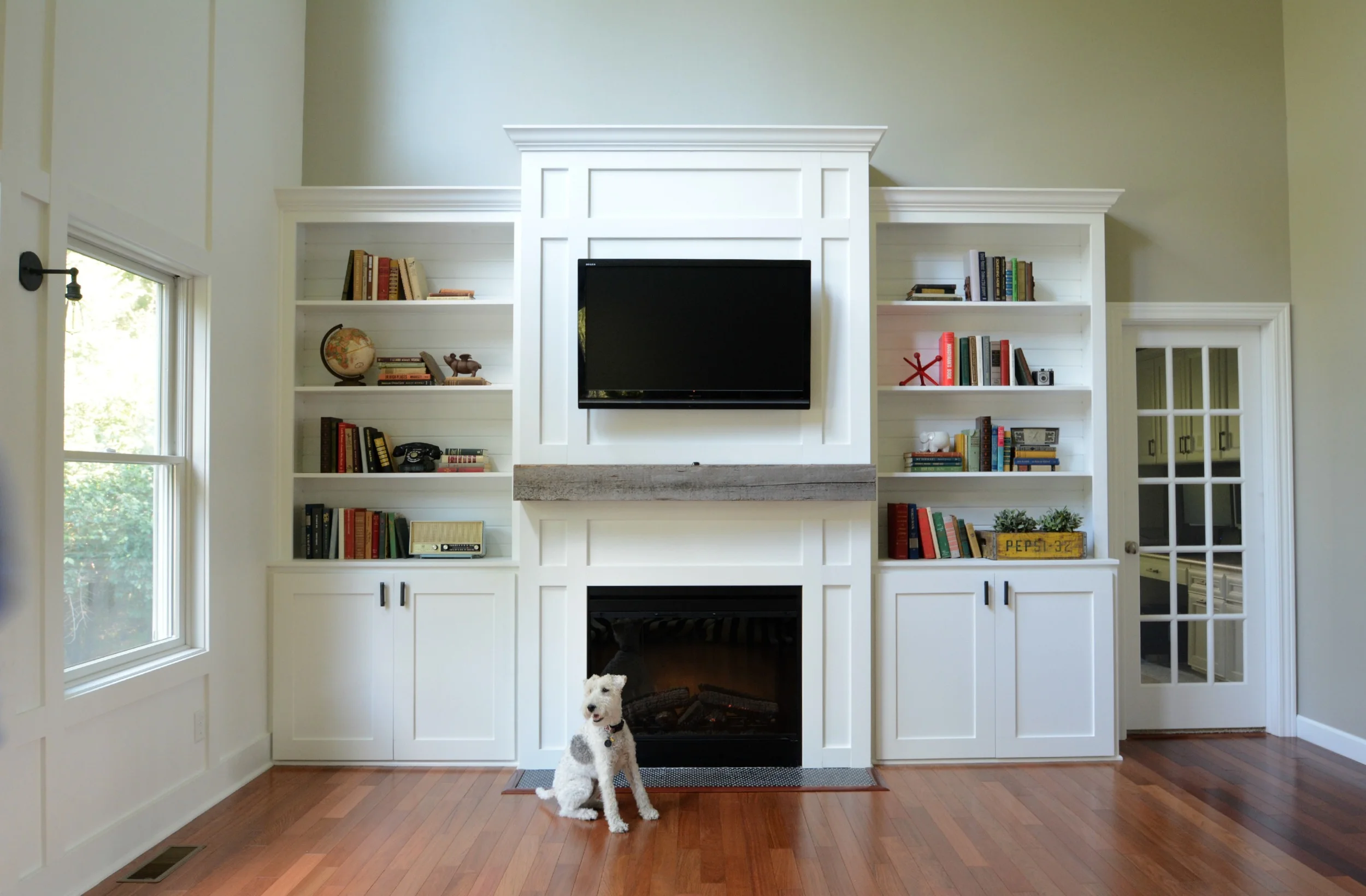 Living Room Built-In Cabinets