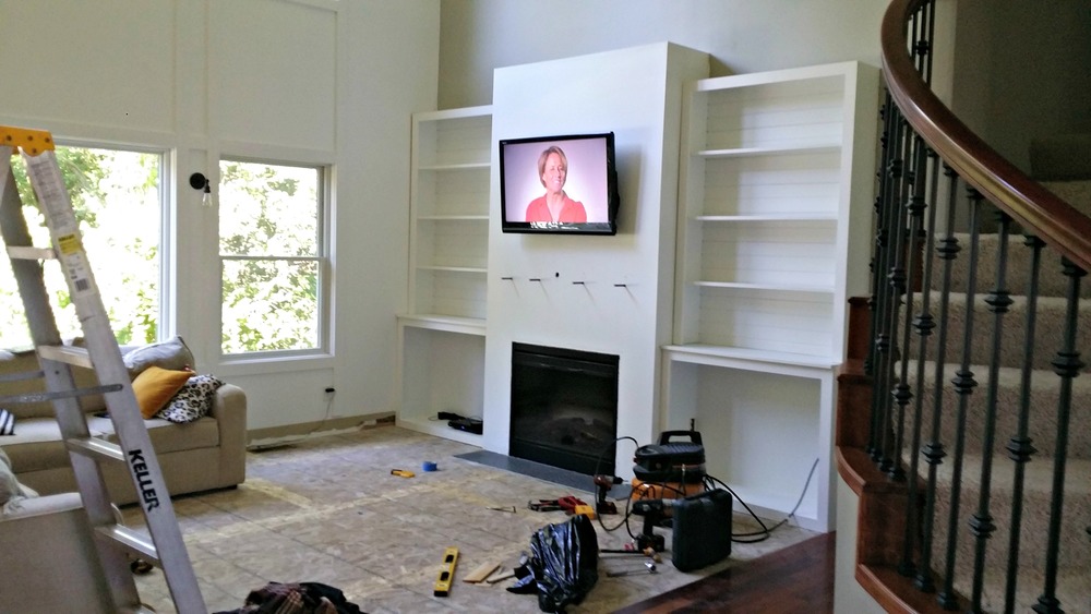 Living Room Built Ins Tutorial Cost, How Much Do Built In Cabinets Cost