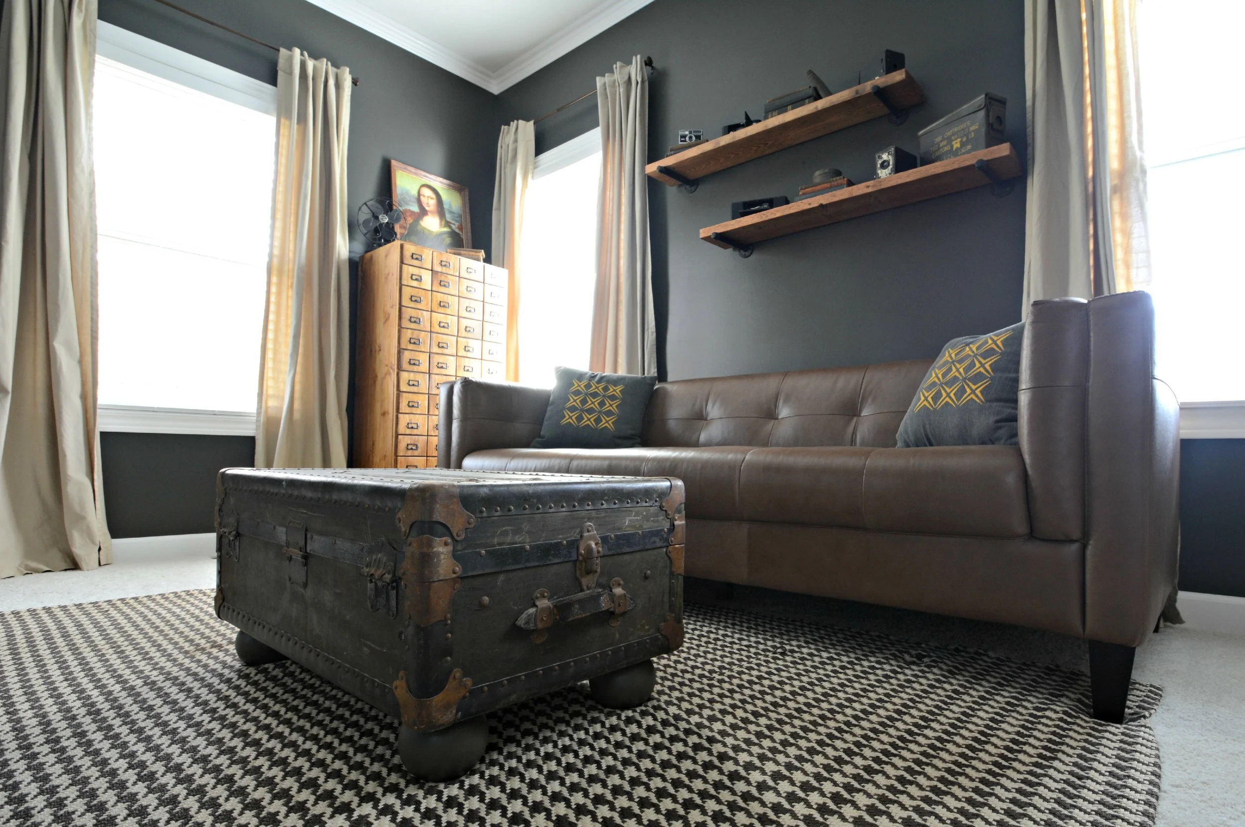 Vintage Trunk Turned Coffee Table