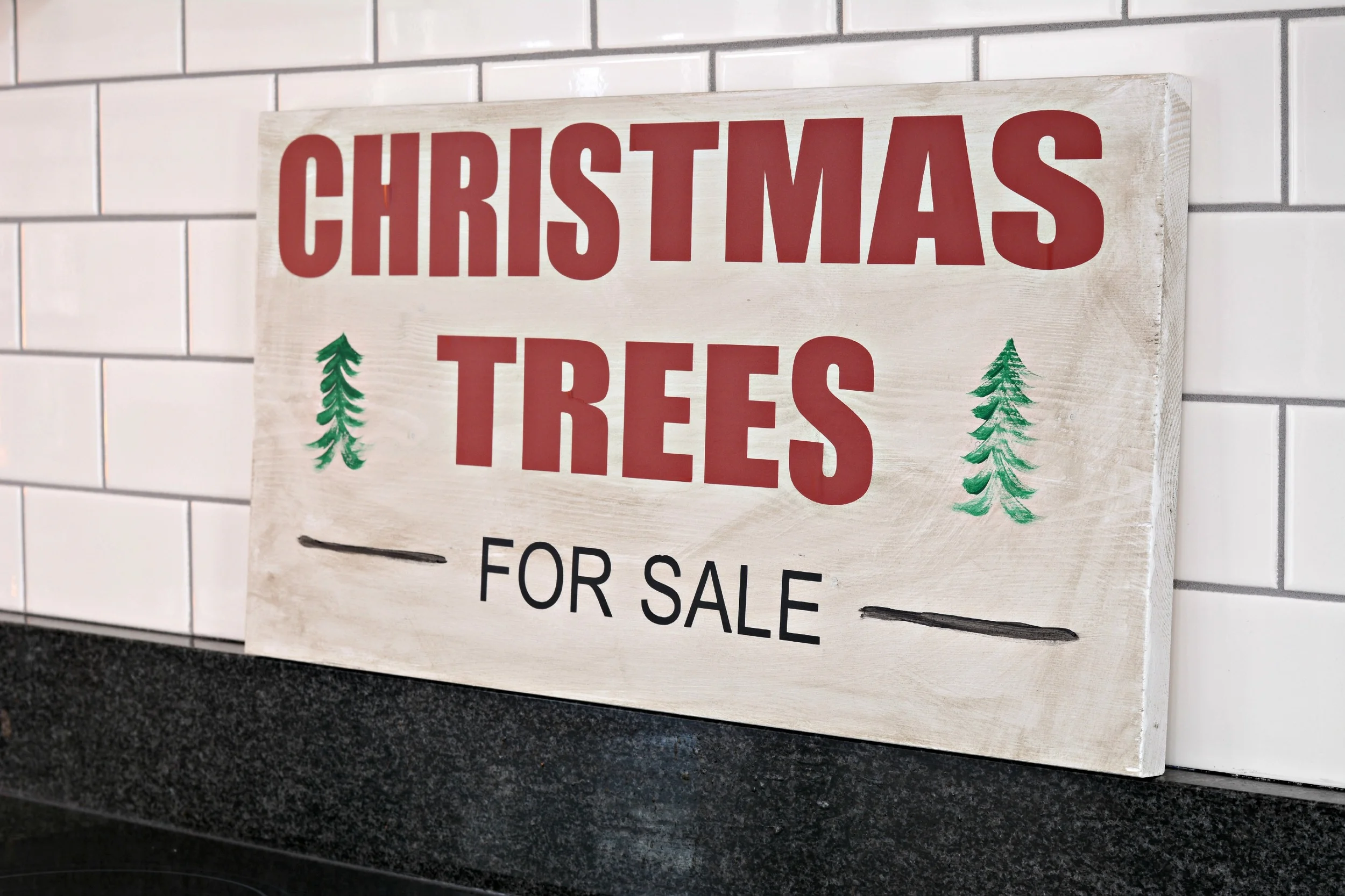 Christmas Tree For Sale Sign- Dare to Deck the Halls