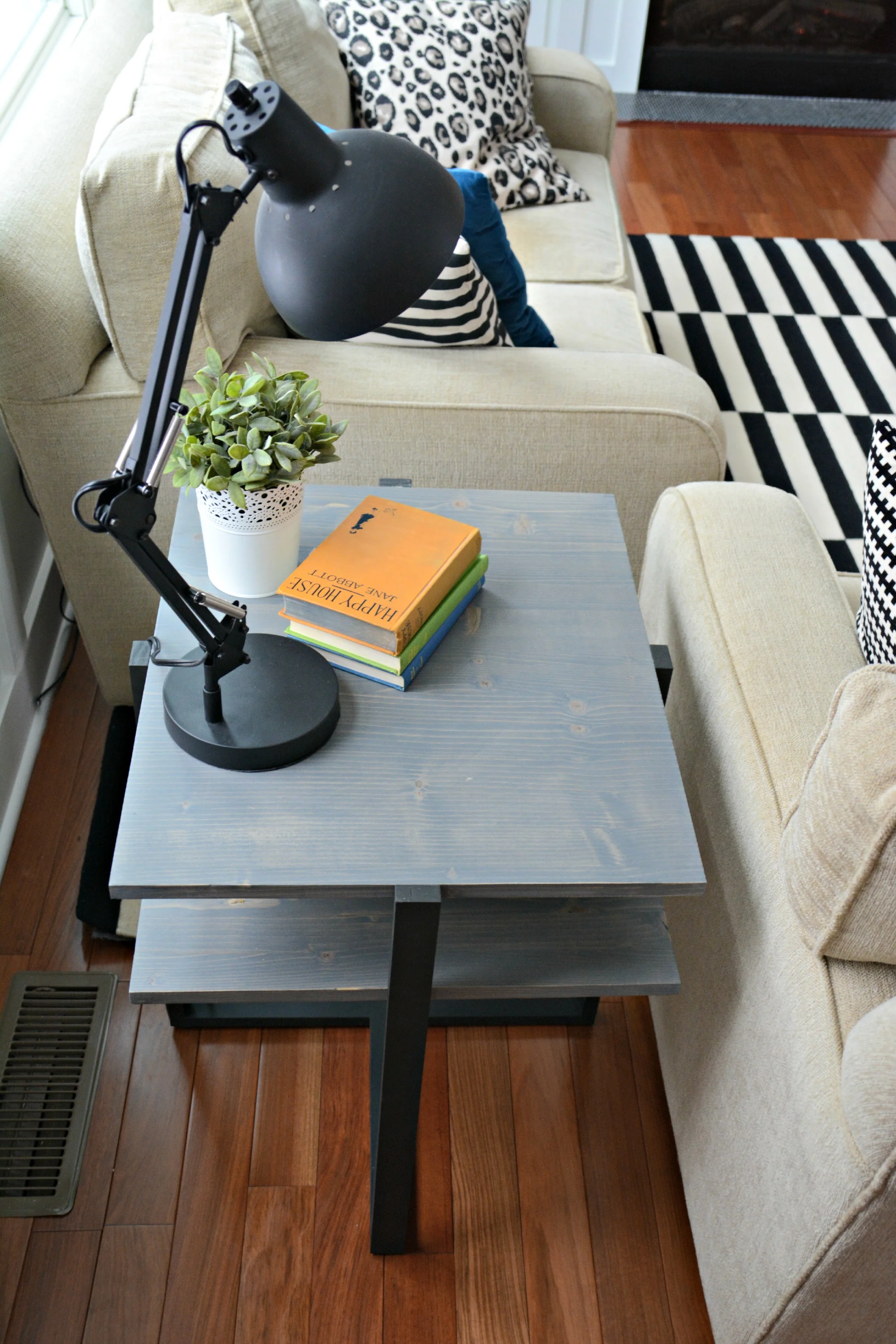 DIY Living Room End Table