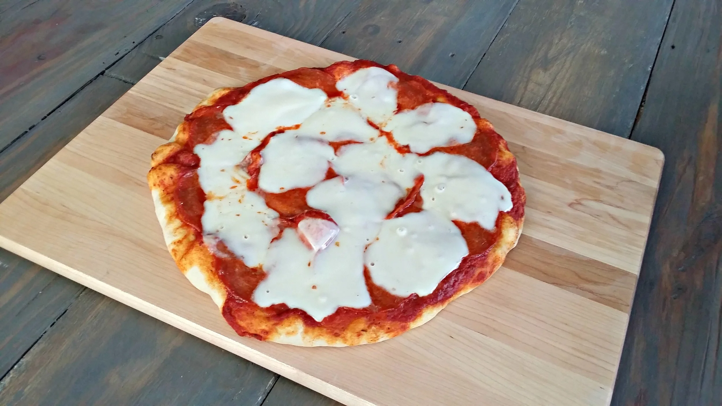 Delicious Grilled Pizza + DIY Pizza Stone