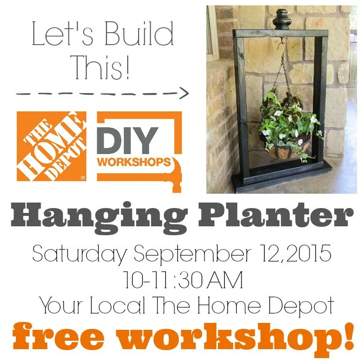 The Home Depot Fall DIY Workshop- Save the Date