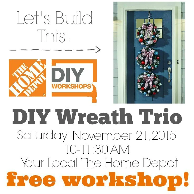 The Home Depot Holiday DIY Workshop- Save the Date