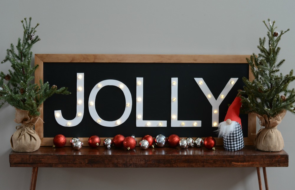 Holiday Marquee Sign