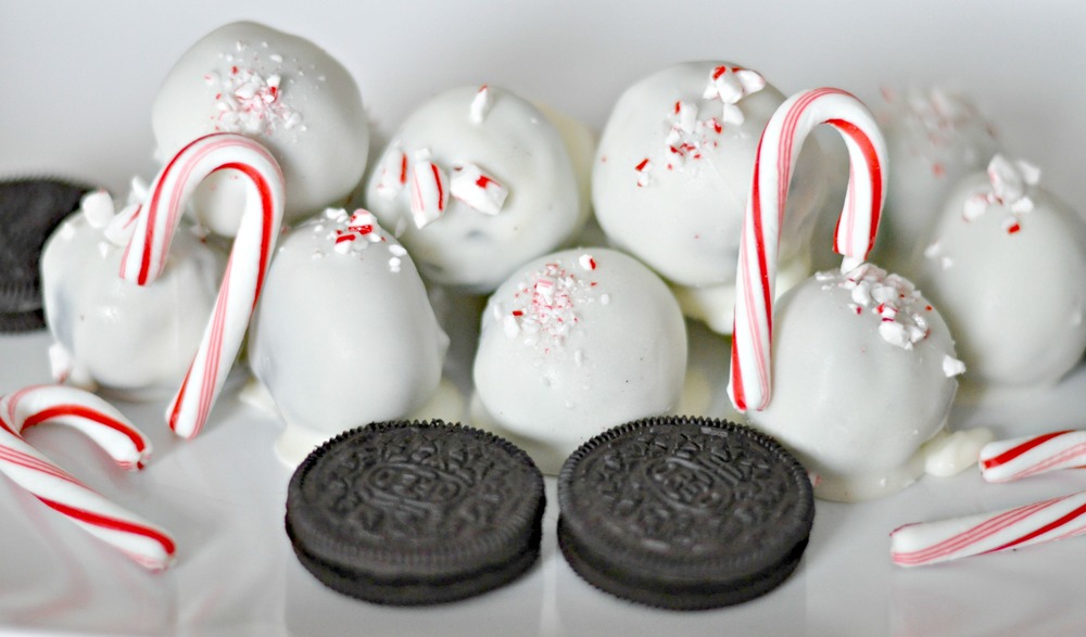 Peppermint Oreo Truffles