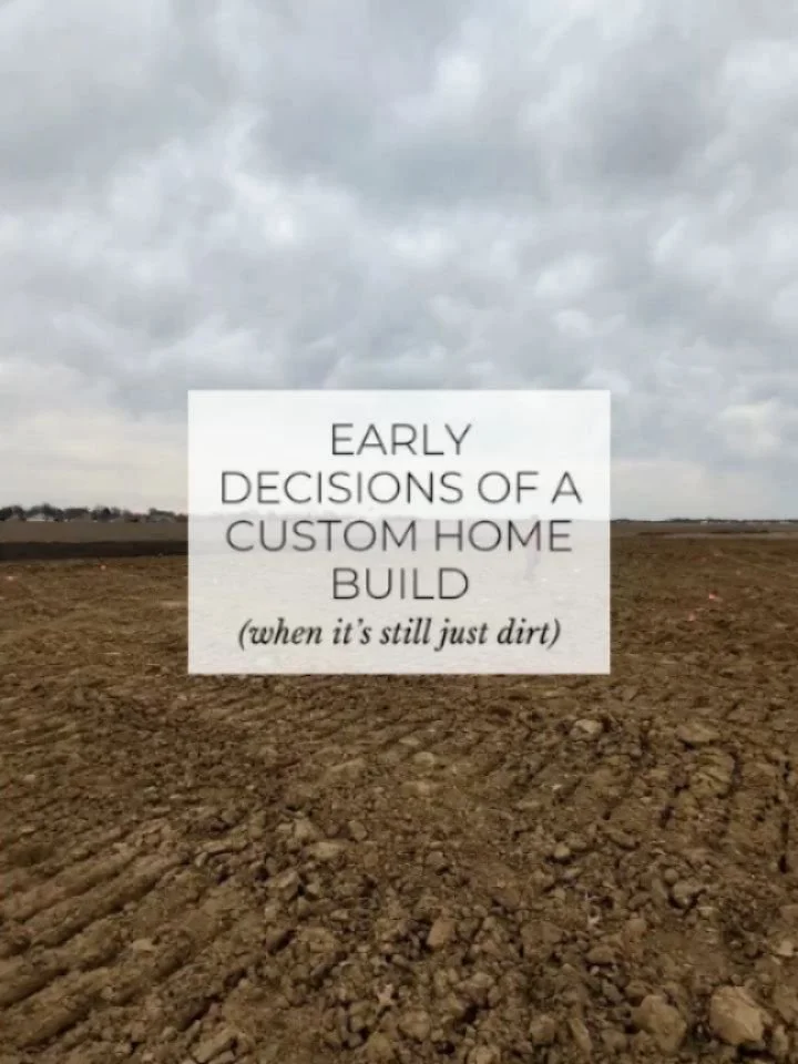Early decisions of a custom home build&hellip; when it&rsquo;s still just dirt.

This week:
 &bull; Moved the house back 25 ft because it felt too close to the road (privacy >>>>>)
 &bull; Yes, it costs more in driveway + utilities. Bu