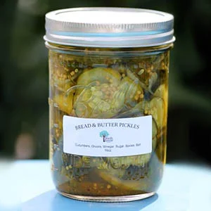Bread and Butter Pickles $10.50