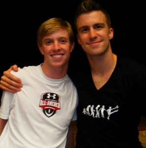  With actor Gavin Creel after our Broadway Dreams workshop. 